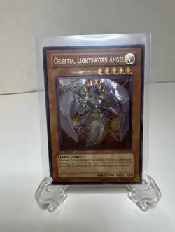 Celestia, Lightsworn Angel Ultimate German 1st LODT-EN024 DE024 Light Pl Yugioh - Image 1