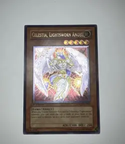 Celestia, Lightsworn Angel Ultimate German 1st LODT-EN024 DE024 Light Pl Yugioh - Image 2