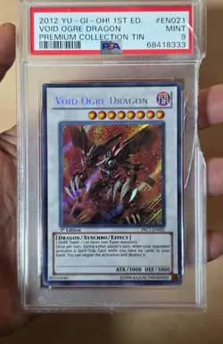 Yugioh PSA 9 Void Ogre Dragon 1st Edition - Image 1