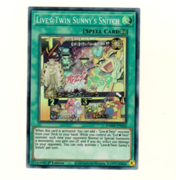 Live Twin Sunny's Snitch Super Rare DAMA-EN062 1st Edition Yugioh Card - Image 1