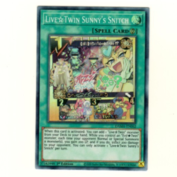 Live Twin Sunny's Snitch Super Rare DAMA-EN062 1st Edition Yugioh Card - Image 3