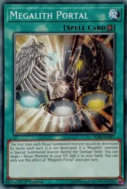 IGAS-EN057 MEGALITH PORTAL COMMON 1ST EDITION YuGiOh CARD - Image 1