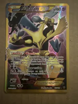 Pokemon Card Alakazam EX (Secret) Secret Rare XY - Fates Collide 125/124 - Image 1