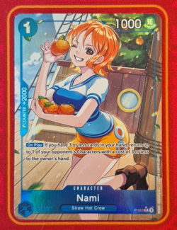 NAMI P-053 FULL ALTERNATE ART, 2024 ONE PIECE CARD GAME, PRB-01 THE BEST ! - Image 1