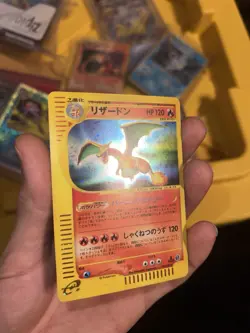 Charizard e-Series E1 Expedition Holo 103/128 1st Ed MP Japanese Pokemon Card a1 - Image 2
