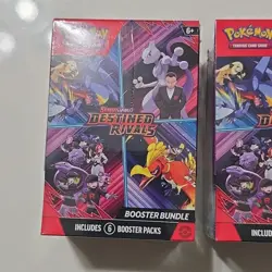2x Pokemon Trading Card Game Destined Rivals Booster Bundle Sealed - LOT OF 2 - Image 2