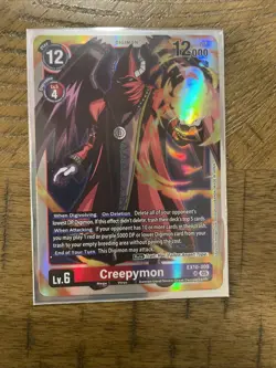 Digimon Card Game Creepymon EX10-009 SR Sinister Order - Image 1