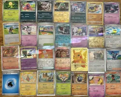 Lot of 100 Pokemon Cards 2022-2024 Very Good Condition - Image 5