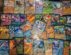Pokemon Tyranitar & Lucario Prismatic Evolutions Stamped Promos + 100 Card Lot - Image 5
