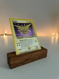 Zapdos 15/62 | Fossil Set | Holo Rare Pokemon Card | LP/NM | Vintage WOTC - Image 4