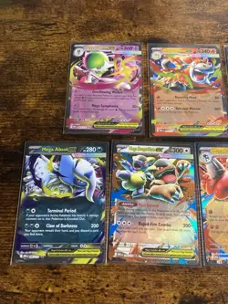 Pokemon TCG Mega Evolutions EX Card Lot of 9 - Image 2
