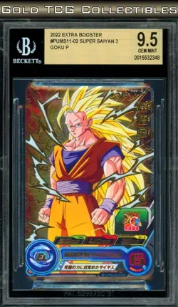 BGS 9.5 ⭐ SS3 Son Goku Promo Card DBS DBZ Z Super Heroes PUMS11-02 - Image 1