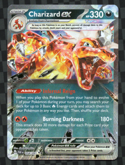 Charizard ex - Double Rare SV: Paldean Fates 054/091 NM Pokemon Card - Image 1