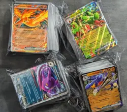 Pokemon 100 Card Lot w/ Tyranitar & Lucario Stamped Promos & Other 150 Card Lot - Image 5