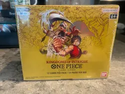 ONE PIECE CARD GAME: KINGDOMS OF INTRIGUE BOOSTER BOX OP04 24 Packs IN STOCK - Image 1