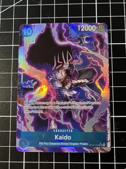 One Piece CCG - Kaido OP04-044 Two Legends SR Holo One Piece Card - NM - Image 1
