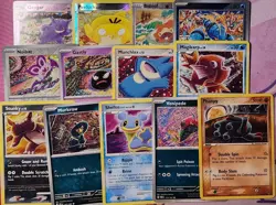 Pokemon Tomokazu Komiya Art Lot - 13 Cards (5 Holos) - Image 1