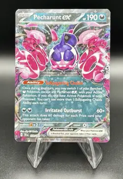 Pecharunt EX 39/64 - Shrouded Fable - Double Rare Pokemon Card - NM - English - Image 1