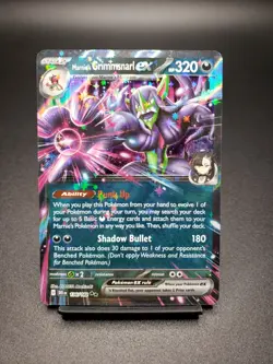 Marnie's Grimmsnarl EX 136/182 Destined Rivals Double Rare Pokemon Card - Image 1