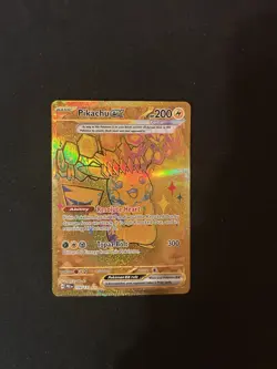 Pokemon TCG Pikachu EX Hyper Rare Card 179/131 Prismatic Evolutions NM - Image 1