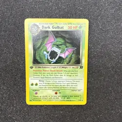 Dark Golbat - 7/82 - Pokemon Team Rocket 1st Edition Holo Rare Card WOTC LP - Image 1