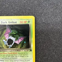 Dark Golbat - 7/82 - Pokemon Team Rocket 1st Edition Holo Rare Card WOTC LP - Image 3