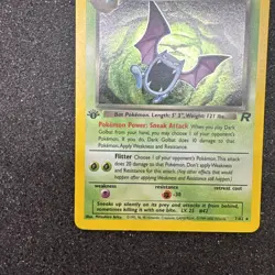 Dark Golbat - 7/82 - Pokemon Team Rocket 1st Edition Holo Rare Card WOTC LP - Image 5