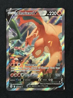 Charizard V (Alternate Full Art) 154/172 Swsh09: Brilliant Stars Pokemon Card - Image 1