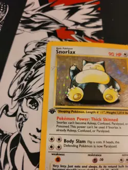 Snorlax 11/64 1st Edition Holo Rare - Pokemon Jungle TCG Card - MP - Image 3