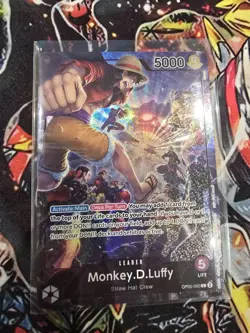 Monkey D Luffy PSA Magazine One Piece Promo Card OP05-060 English NM Non-Sealed - Image 1