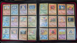 Vintage Pokemon Binder Lot - Base Set, Jungle & Fossil - Original WOTC Cards - Image 4