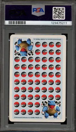Pokemon Stadium Blue Playing Cards Zapdos Ace of Hearts PSA 10 Gem Mint - Image 2
