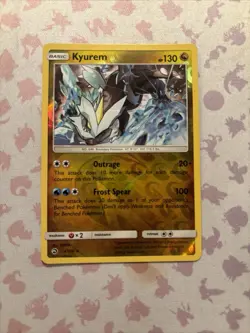 🚀Pokemon Card Kyurem Dragon Majesty Holo Rare 47/70 Mint - Image 1