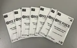 (7) One Piece Card Two Legends [OP-8] Pre-Release Packs SEALED - Image 1