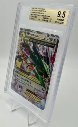 Pokemon Celebrations 76 Mega Rayquaza EX BGS 9.5 Gem Mint Holo Ultra Rare Card - Image 4