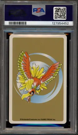 Pokemon Gold Playing Cards Marowak 9 of Clubs #105 PSA 10 Gem Mint - Image 2