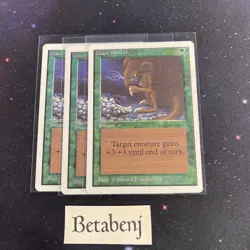 1x MTG Unlimited Giant Growth from Estate Collection - Image 1