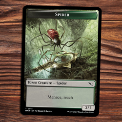 Spider Token - Murders at Karlov Manor - MTG - Image 1