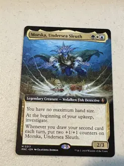 mtg borderless Morska Undersea Sleuth, Murders at Karlov Manor commander - Image 1