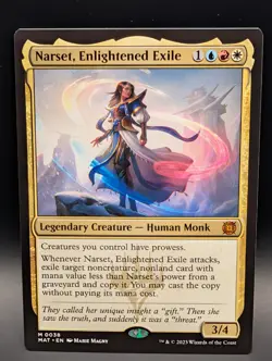 MTG - Narset, Enlightened Exile - Legendary Creature - MAT #38 - Mythic - NM - Image 1