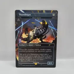 Thunderjaw - Meteor Golem NM #2225 Regular MTG Secret Lair x Horizon - Image 1