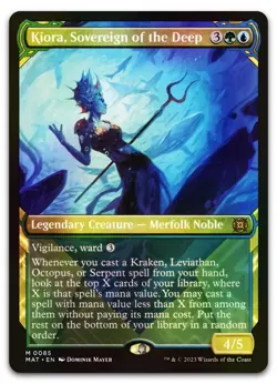 Kiora, Sovereign of the Deep (Showcase) #85 (Foil) NM March of the Machine - Image 1