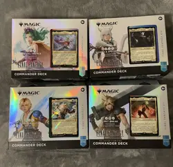 Magic The Gathering Final Fantasy Collector’s Edition Commander Deck Bundle MTG - Image 1