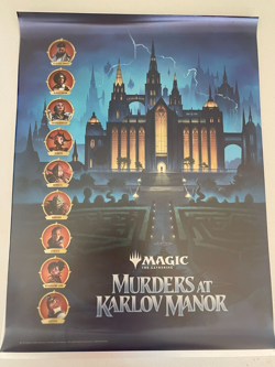 Murders At Karlov Manor Promo WPN Poster 18x24 MTG Magic the Gathering New - Image 1