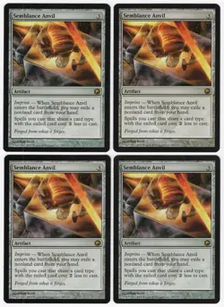 Semblance Anvil x4 4x 2010 Scars of Mirrodin PLAYSET Rare Artifact MTG NM AZ1 - Image 1