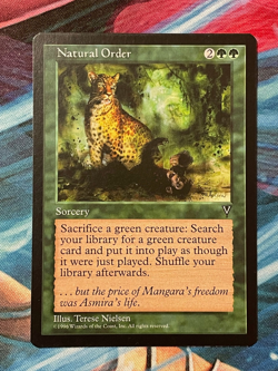 MTG Magic The Gathering Natural Order From Visions, NM - Image 1