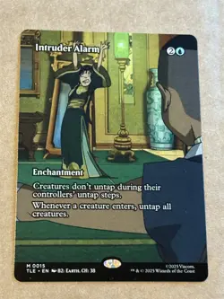 mtg borderless Intruder Alarm, Avatar the Last Airbender Eternal, unplayed - Image 1