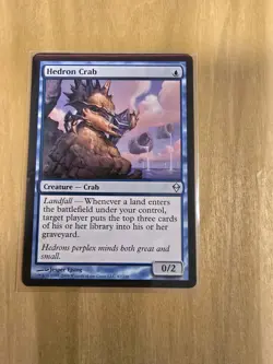 Hedron Crab - #047/249 (NM) Zendikar ZEN Magic MTG - Regular - Image 1