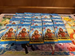 25 X Magic the Gathering Aetherdrift - Single Play Booster Packs- 14 Cards 🏁 - Image 1