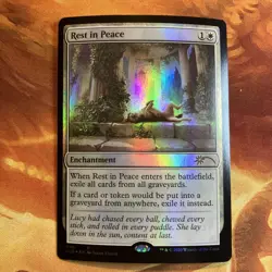 MTG Foil Rest in Peace Secret Lair: Every Dog Has Its Day Near-Mint Rare!! - Image 1